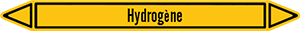 Marqueur de tuyauterie fluide hydrogene