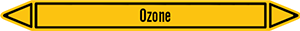Marqueur de tuyauterie fluide ozone