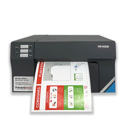 Imprimante multicolore d'étiquettes : MP4000 (Réseau)