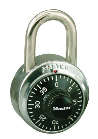 Master lock Cadenas à combinaison MASTER LOCK zinc, l.59 mm pas