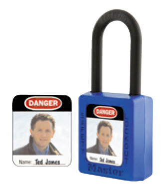 Etiquettes pour photo Identification pour cadenas de consignation 410, 406, S31 and S33 Zenex™- Master Lock- Preventimark