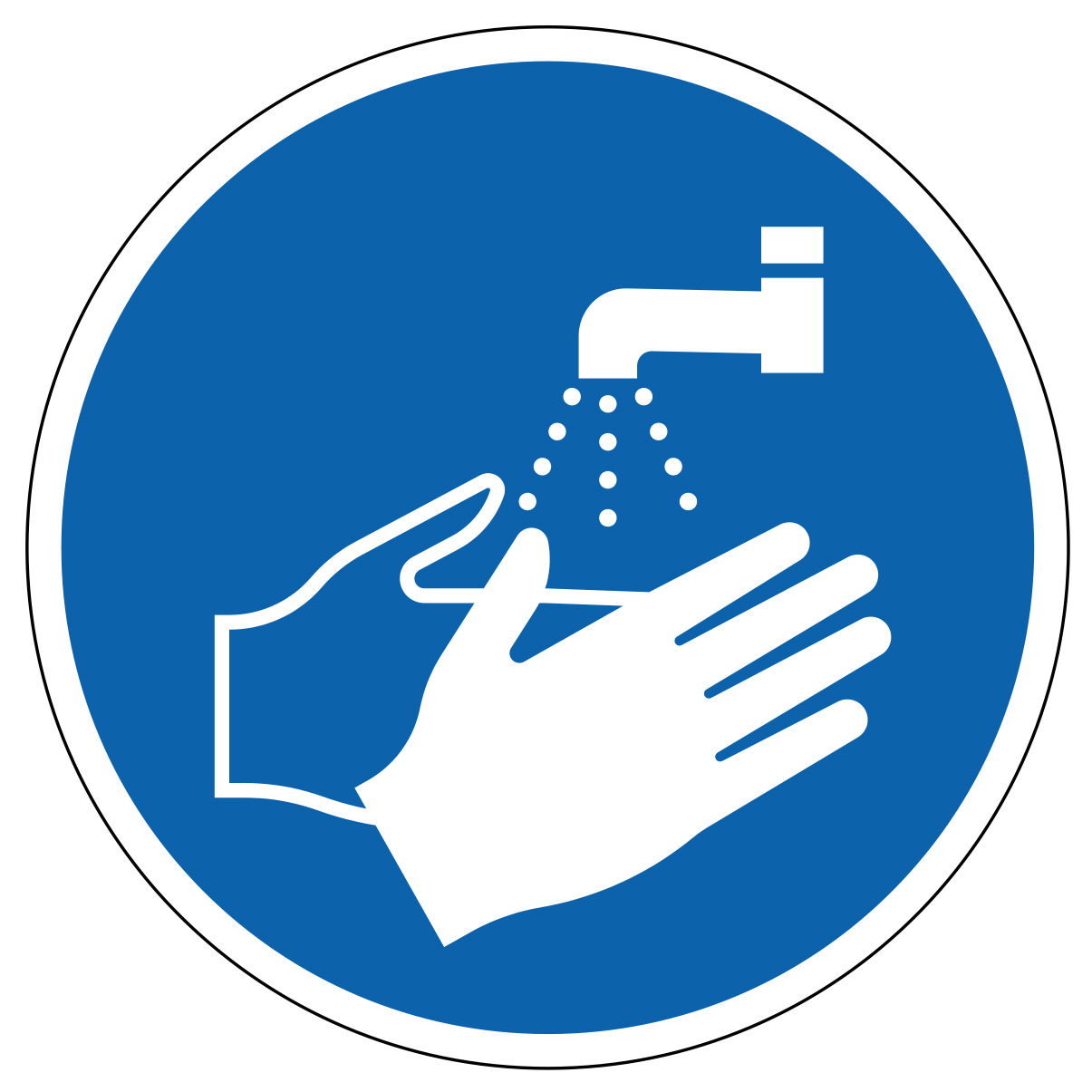 Lavage des mains obligatoire