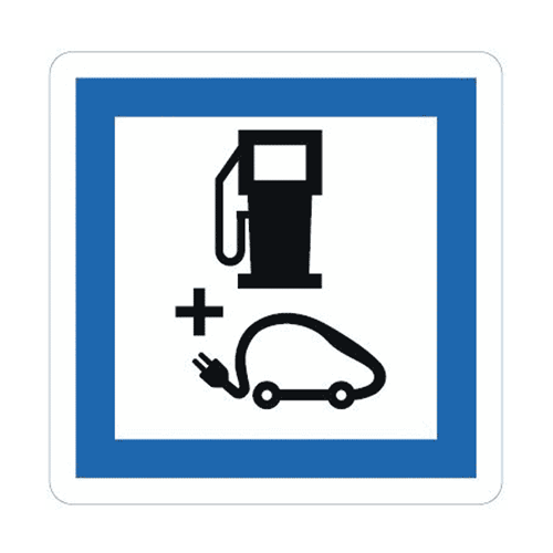Panneau poste de distribution de carburant pour recharge des véhicules électriques CE15g