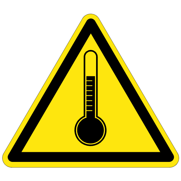 Haute température - W170 - étiquettes et panneaux de danger et de prévention