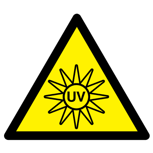 Rayonnemnt UV - W239 - étiquettes et panneaux de danger et de prévention