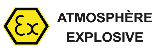 Atmosphère explosive - W557 - étiquettes et panneaux de danger et de prévention - picto et texte paysage