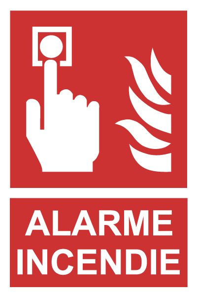 Robinet d'incendie armé - F400 - étiquettes et panneaux d'incendie et de sécurité - picto et texte portrait