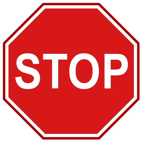 Stop - P172 - étiquettes et panneaux d'interdiction et de restriction