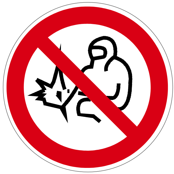 Interdiction de souder - P223 - étiquettes et panneaux d'interdiction et de restriction