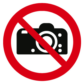 Interdiction de photographier