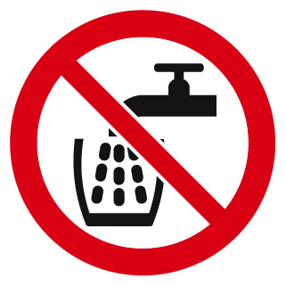 Interdiction de boire eau non potable 