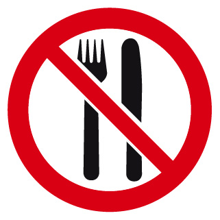 Interdiction de manger
