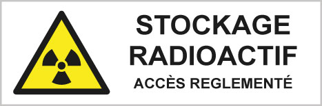 Stockage radioactif accès reglementé