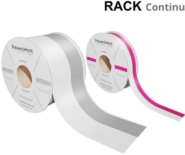 Etiquette de marquage et d'identification de racks et palettiers, Modèle C