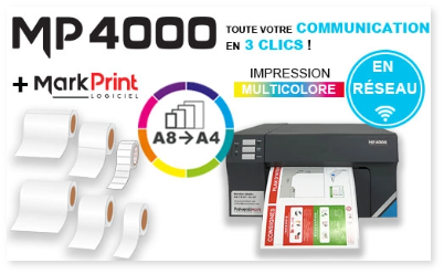 Imprimante signalétique d'étiquettes adhésives multicolore : MP1500 -  Préventimark